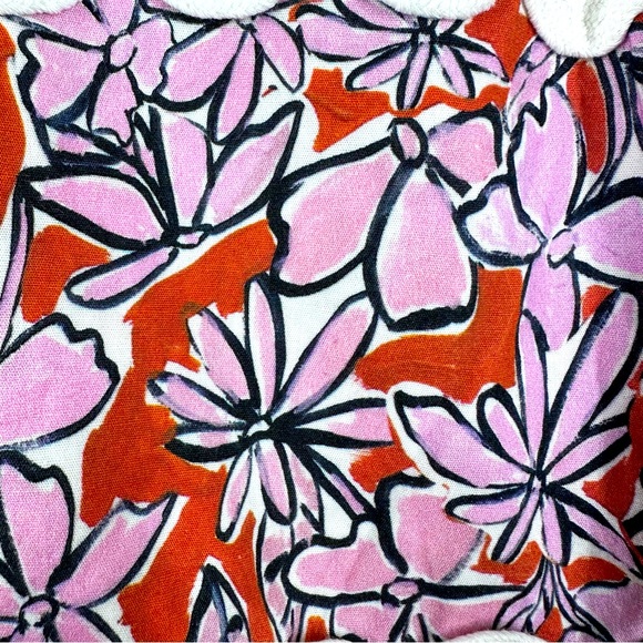 Celia B Floki Tiered Floral Midi Dress With Tie Shoulders Medium NWT - Picture 7 of 14